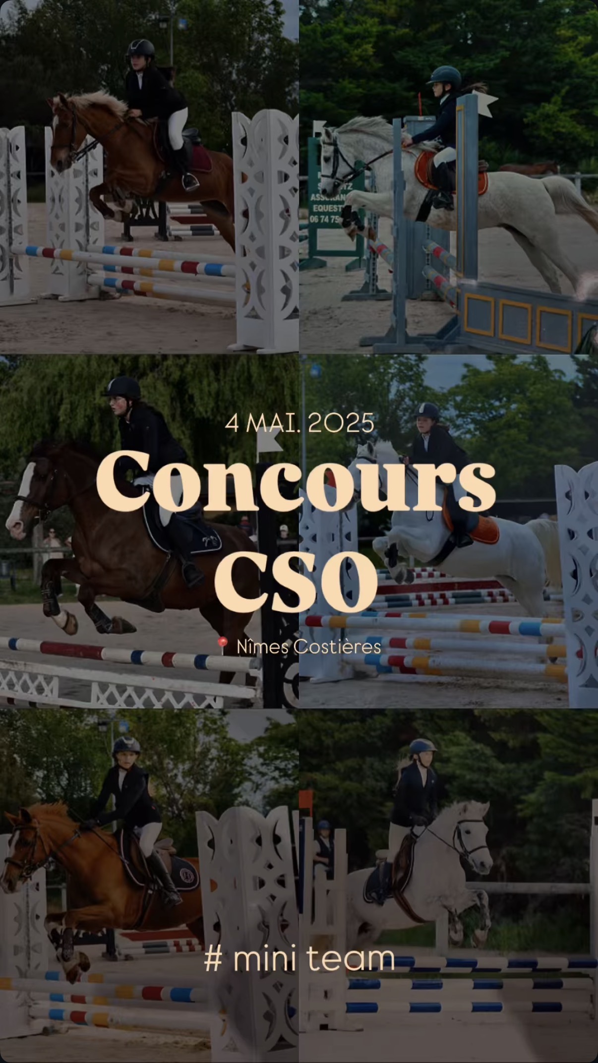 concours CSO de la mini team